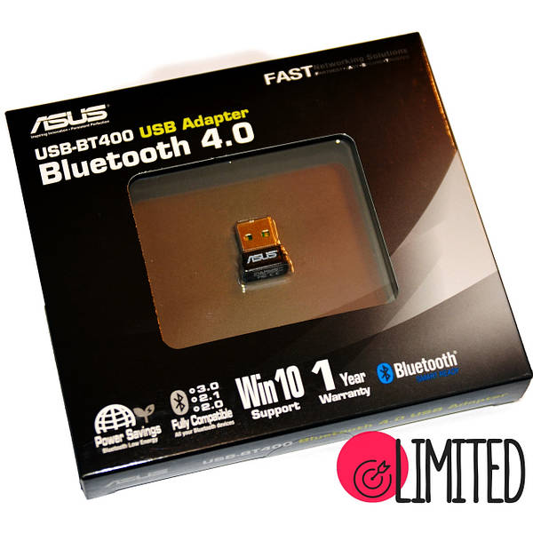 ASUS USBBT400 USB Adapter Bluetooth Fully Compatible Power Savings NEW
