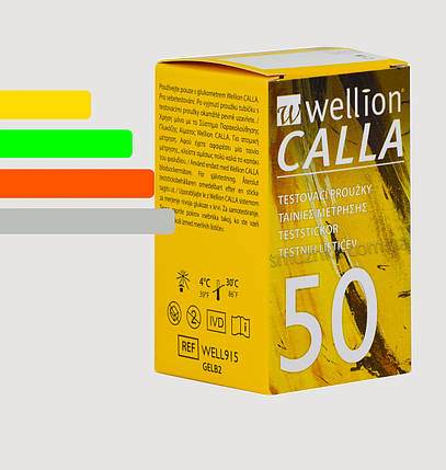 Тест-смужки Wellion CALLA #50, Велліон Калла, фото 1