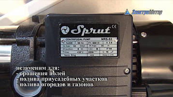 Поверхневий насос SPRUT MRS-S 3 потужність 750 Вт: напір 30 м: продуктивність 5 м3/год:, фото 3