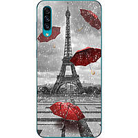Бампер силіконовий чохол для Samsung A30s Galaxy A307F з картинкою Париж