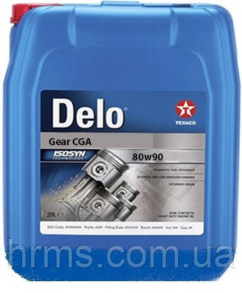 Масло трансмісійне 80W-90 TEXACO Delo Gear CGA 80W-90 20 л