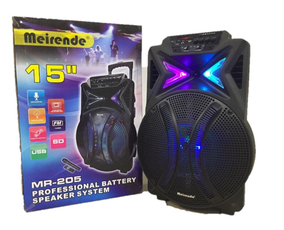 Портативна колонка Meirende MR205 Bluetooth/мікрофон.Комбік з акумулятором., фото 1