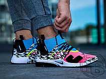 Чоловічі кросівки Nike Air Presto Mid Acronym Racer Pink/Black-Blue AH7832-600, фото 5