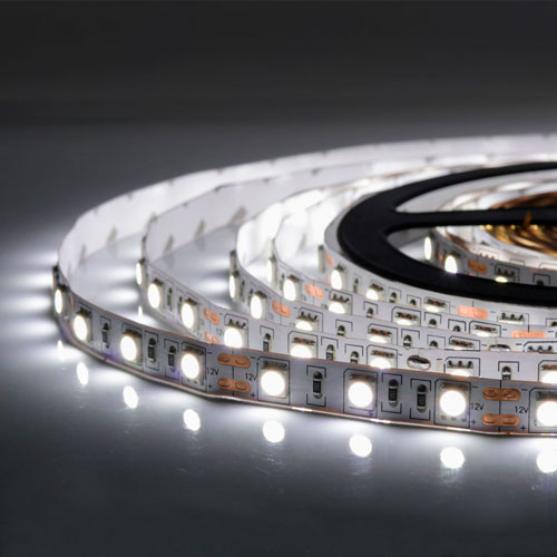 Світлодіодна стрічка B-LED 24V 3528-60 нейтральний білий 4500K IP20, негерметична, 1м