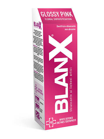 Зубна паста BlanX Pro Glossy Pink Професійне Вибілювання 75 мл, фото 2