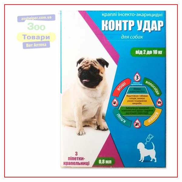 Контр Удар для собак 2-10 кг No3 (КРУГ)