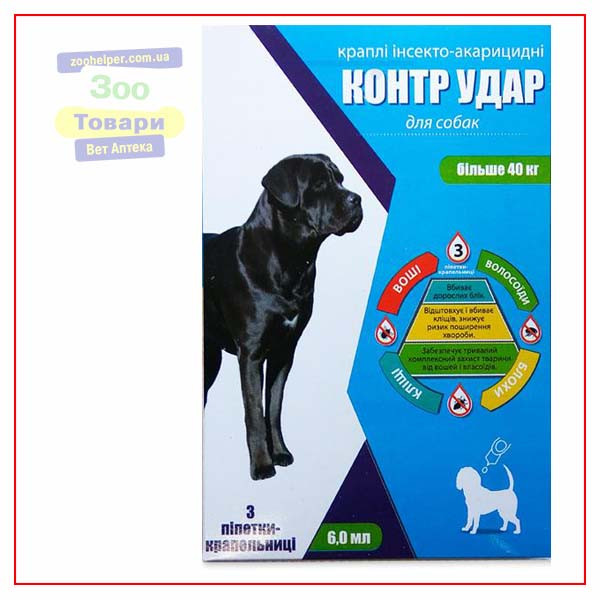 Контр Удар для собак понад 40 кг No3 (КРУГ)
