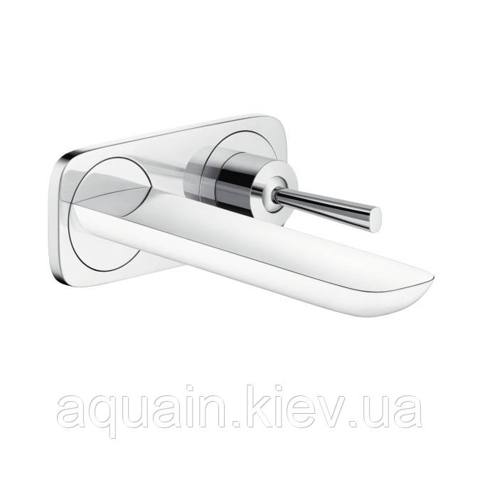 Змішувач для раковини Hansgrohe PuraVida, одноважільний, ВМ, вилив 165 мм