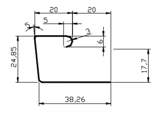 Планка J для винилового сайдинга цветная // белая - фото 2 - id-p895852208