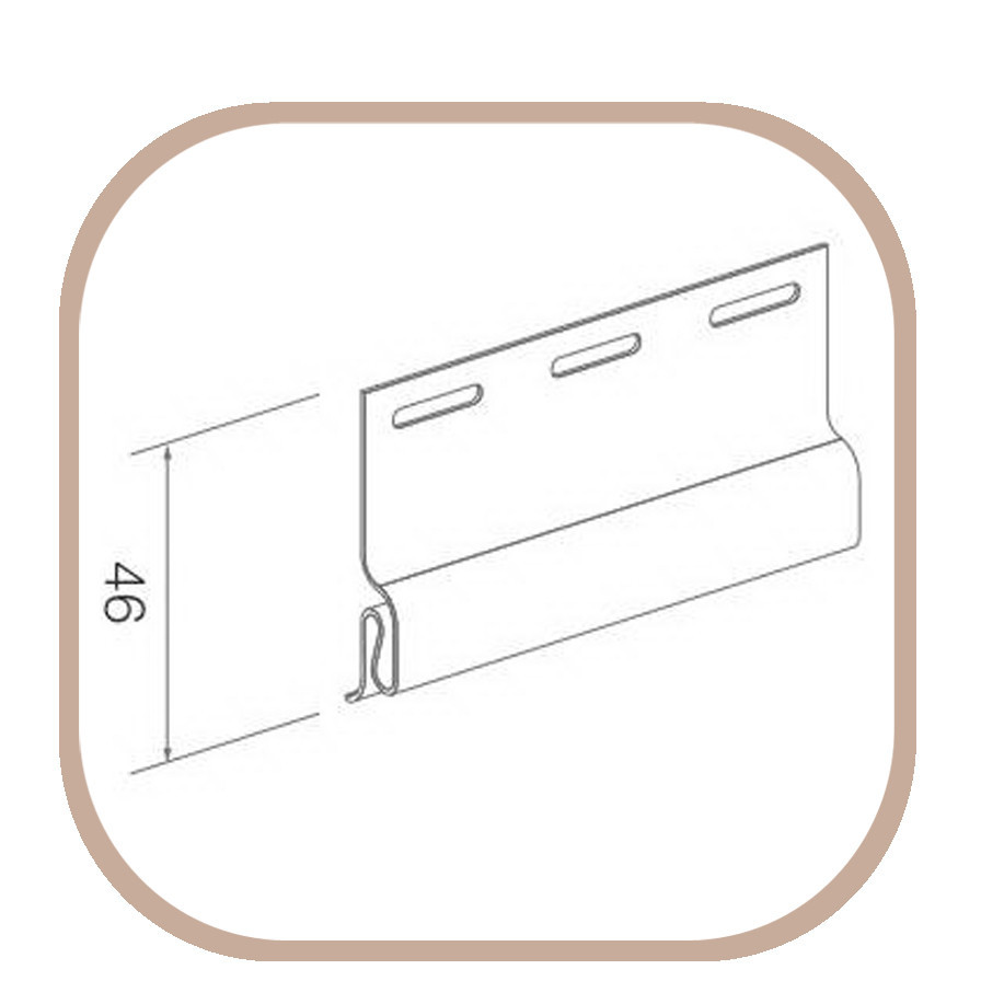 Стартова планка для плоских панелей сайдинга Max-3 Vox
