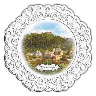 Тарілка дерев'яна 23 см м. Кременець