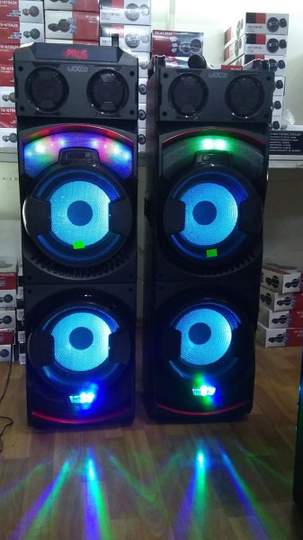 Комплект акустики LEXCO DPL-2100 з радіомікрофоном / 400W (USB/FM/Bluetooth) Пара
