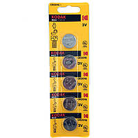 Батарейка літієва Kodak CR2016-U5 Lithium 3V дискова таблетка