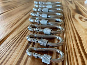 Карабін монтажний з замком