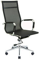 Офисное кресло Richman Кельн хром сетка-черная для персонала