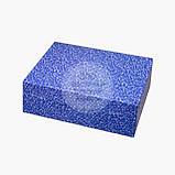 Упаковка для 4 кексів і мафінів — Новорічна червона — 160х160х80 мм, фото 4