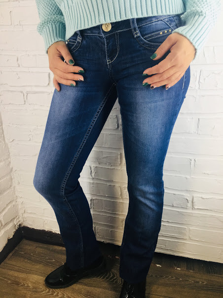 Джинси жіночі 013644 сині 25