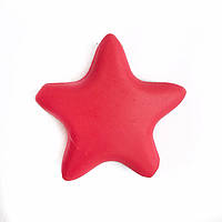 Звезда острокон. (красная), бусины из пищевого силикона