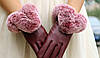 Стильні жіночі рукавички з хутром, фото 8