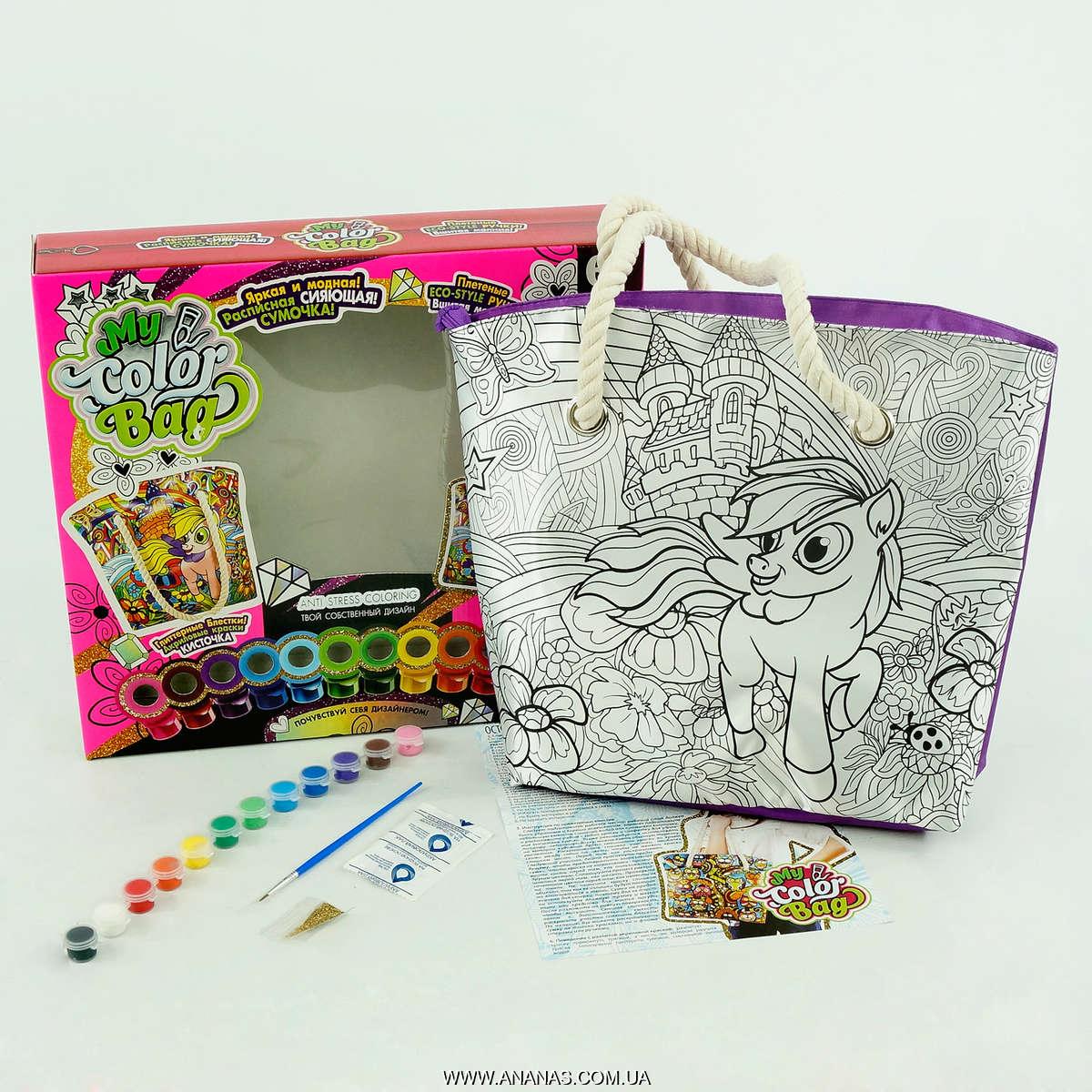 Сумка-розмальовка My Color Bag Поні Danko Toys COB 01 05