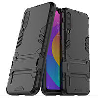 Чохол Hybrid case для Xiaomi Mi A3 (Mi CC9e) бампер з підставкою чорний