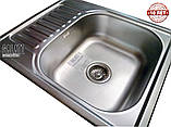 Кухонна мийка (врізна) Ромша (EKO) Сімс Текстура, фото 2