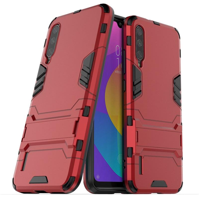 Чохол Hybrid case для Xiaomi Mi A3 (Mi CC9e) бампер з підставкою червоний