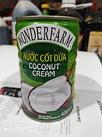 Кокосовий Крем натуральний Wonderfarm Coconut Cream 400ml