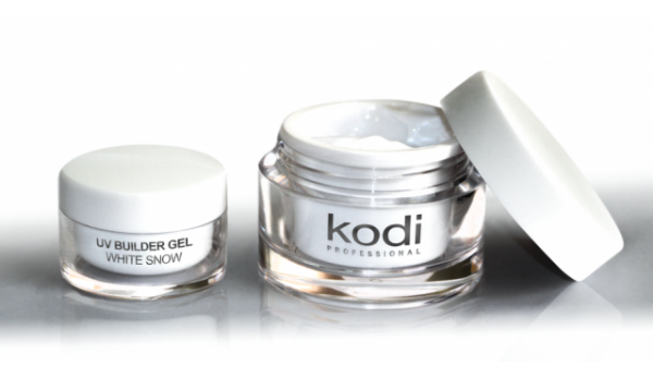 Kodi Uv Builder Gel White snow (конструвальний сніжно-білий гель) 14 мл