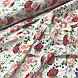 Бавовняна тканина польська, птиці на трояндах на світло-рожевому (0131), фото 4