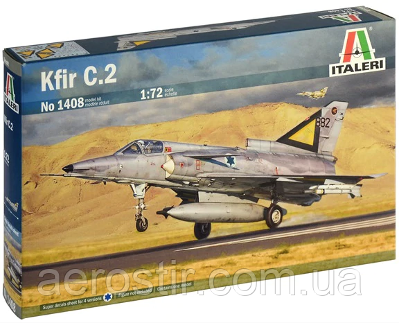 Kfir C.2 1/72 Italeri 1408