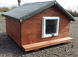 Будиночок для кота 50х50 см (з дверцятами, утеплений), фото 4