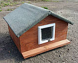 Будиночок для кота 50х50 см (з дверцятами, утеплений), фото 6