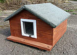 Будиночок для кота 50х50 см (з дверцятами, утеплений), фото 7