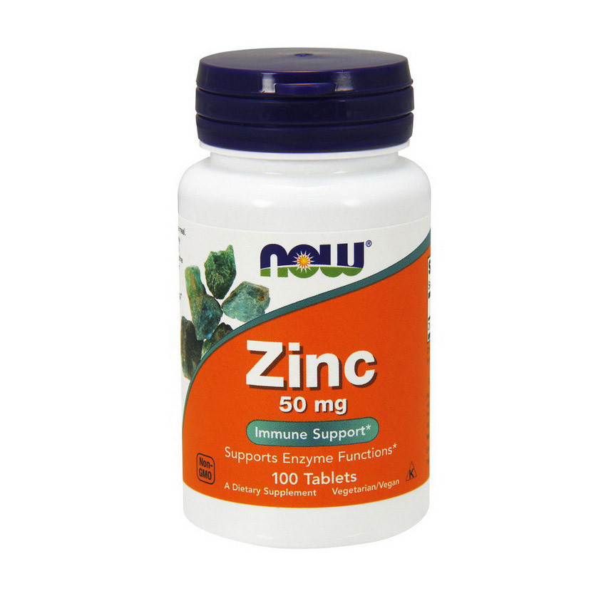 Now Foods Zinc 50 mg 100 tabs