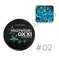 Глітерний гель HOLLYWOOD No2 Oxxi Professional, 5 г