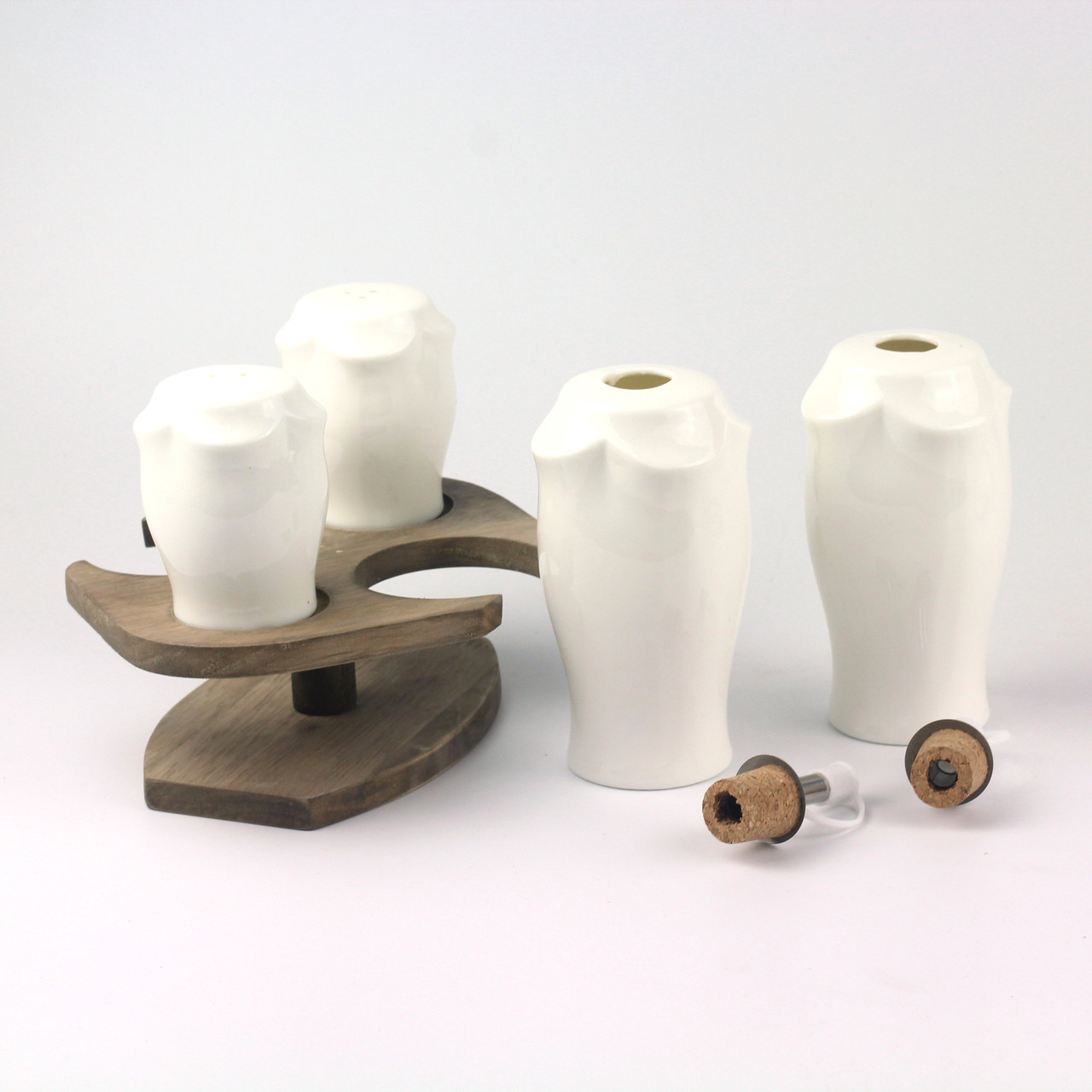 Набір столовий для солі, перцю, олії, фото 1