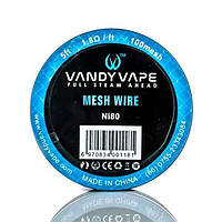 Котушка сітки Vandy Vape Mesh Wire DIY Original Ni80 (100 mesh)