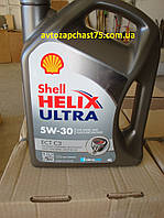 Масло Shell Helix Ultra ECT C3 5w-30, моторное, синтетика, 4 литра (производитель Германия)