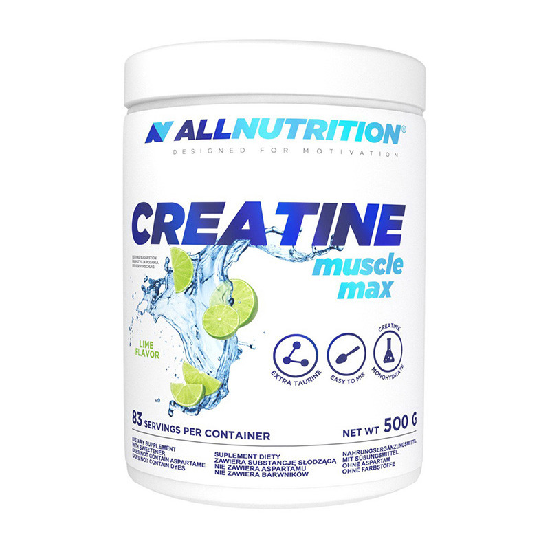 AllNutrition Creatine Muscle Max 500 g креатин + бета-аланін/таурин креатини