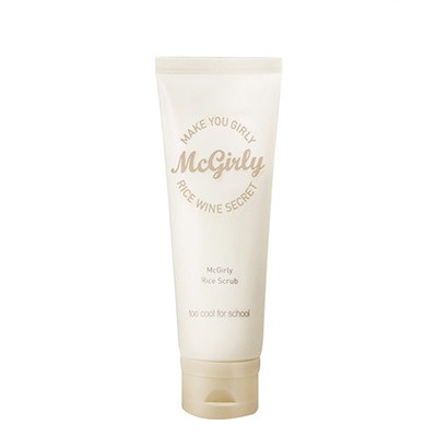 Рисовий скраб для обличчя Too Cool For School Rice Wine Secret McGirly Rice Scrub 80 мл (8809297211722)