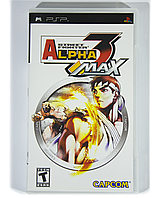 Игровой диск UMD для Sony PSP - Street Fighter Alpha 3 MAX |ENG|