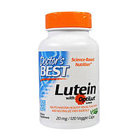 Doctor's Best Doctors BEST Lutein with OptiLut 20 mg 120 veg caps зір та здоров'я очей активне довголіття