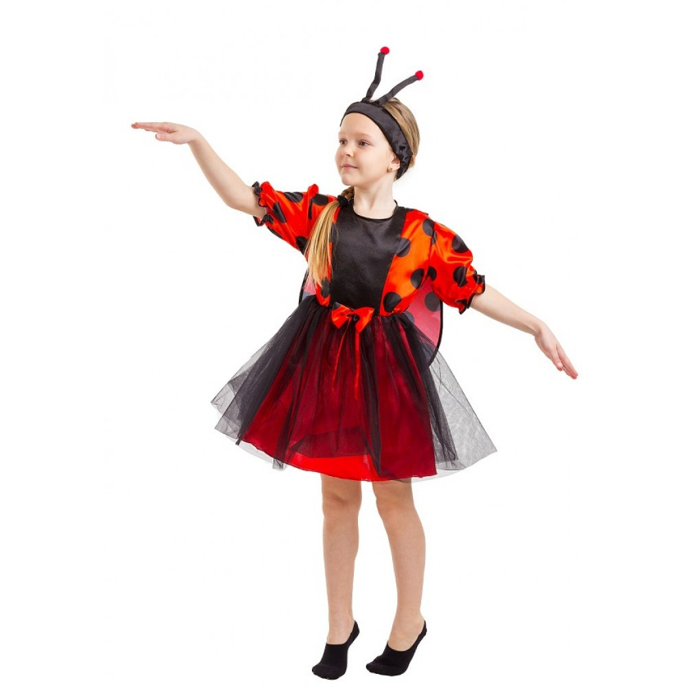 Костюм божої корівки для дівчинки на свято ранковий виступ, фото 1