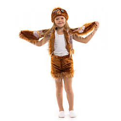 Карнавальний дитячий костюм пташки Вороб'я для дівчинки