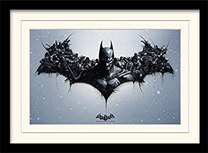 Постер в рамі "Batman Arkham Origins (Logo)" 30 x 40 см