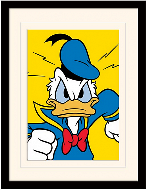 Постер в рамі "Donald Duck (Mad)" 30 x 40 см
