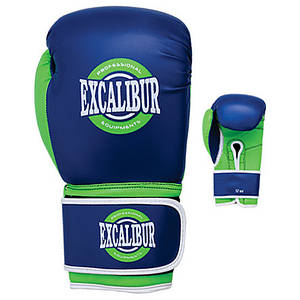 Боксерські рукавички Excalibur Typhon (8027-03) Blue/Green 8
