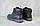 Високі чоловічі черевики теплі на зиму, натуральна шкіра, зручні в чорному кольорі, фото 5