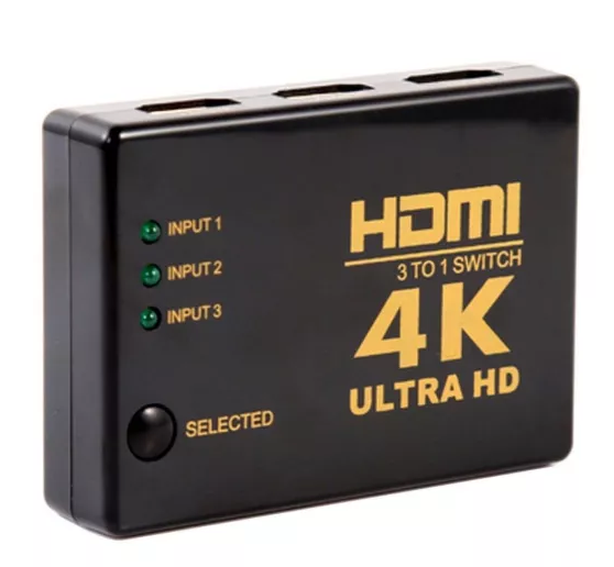 HDMI сплітер 4K перемикає з 3 входів ->1 екран ТБ switcher свіч UH-301